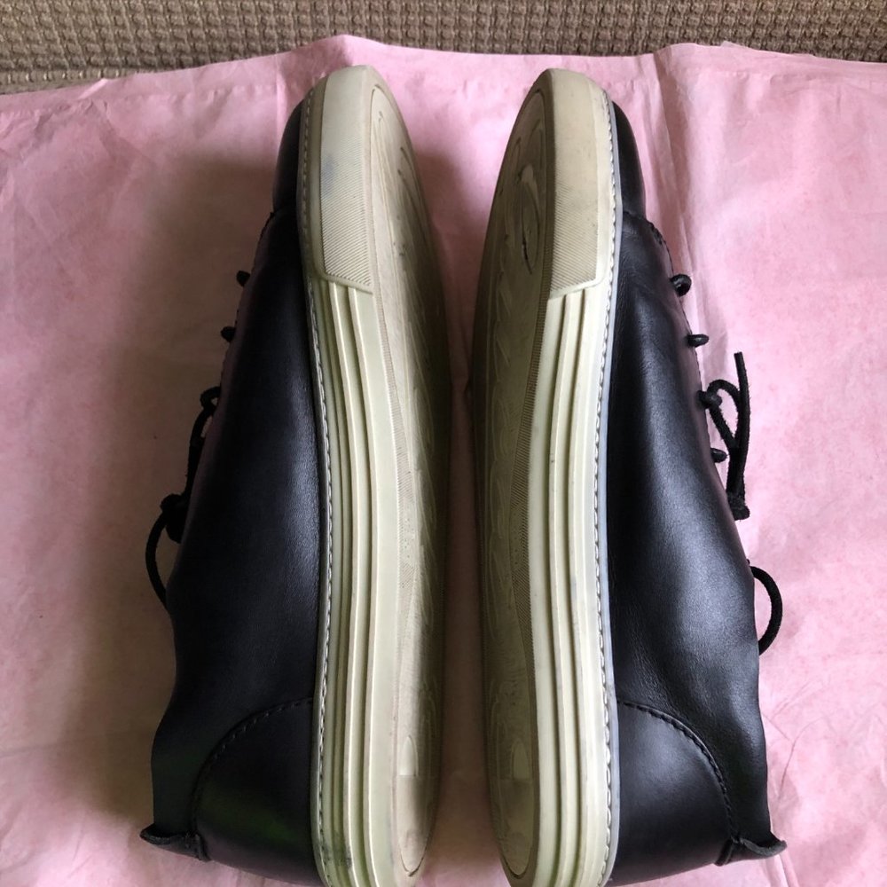 Gucci Men's Black Leather Sneakers - Picture 9 of 15